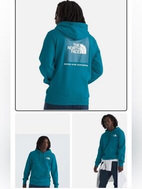 The North Face Box NSE Hoodie 'Alkaline Blue' Sz X-Large